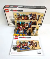 READ LEGO Ideas The Big Bang Theory 21302 Complete in Box w/Instructions