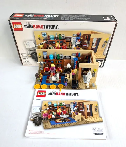 READ LEGO Ideas The Big Bang Theory 21302 Complete in Box w/Instructions