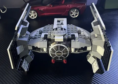 LEGO Star Wars: Darth Vader's Tie Fighter (8017) 100% Complete NO MINIFIGURES