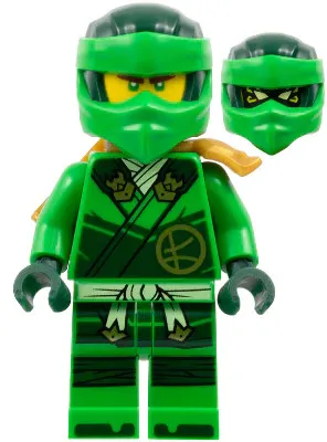LEGO® Minifigure NINJAGO njo0929 (Lloyd - Dragons Rising, Tunic, Head Wrap, Scab