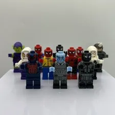 LEGO Marvel Spider-Man Minifig Lot Of 12 Electro Ghost Spider Rhino Green Goblin
