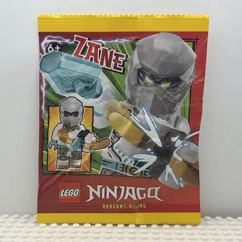 LEGO Ninjago Dragons Rising Zane with Cross Bow Weapon Paper Bag 892505 (SEALED)