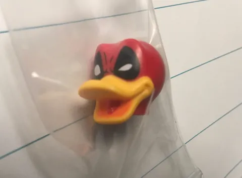 💯 LEGO Vintage Deadpool Duck Head 2017 Comic Con Brand New Rare! Vintage 
