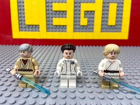 LEGO Star Wars Minifigure Set Luke Obi-Wan Leia Cloud City Version Episodes 4 5