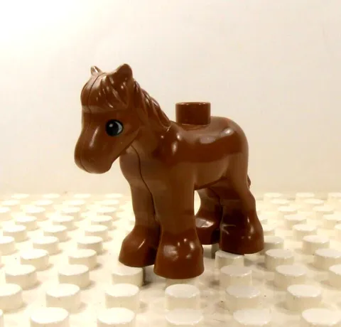 Lego Duplo Figure Brown Colt