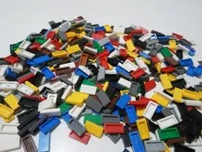 LEGO x 425 MXED COLORS  1 x 2 PART #3069  (425 PIECES)