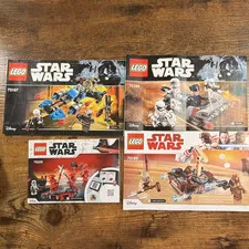 LEGO Star Wars manual lot (75167/75198/75166/75225)
