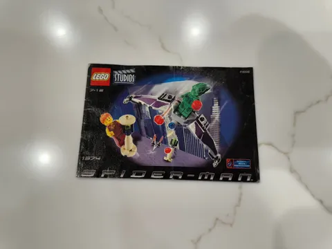 LEGO Instruction Manual Only Studios Spider-Man Green Goblin 1374 No Bricks