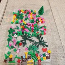 LEGO Flower Plant Tree Botanical Parts -Foliage Garden Mixed Lot ~ FREE SHIPPING