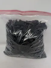 LEGO Bricks Bulk Lot - BLACK - Gallon Size Bag Full