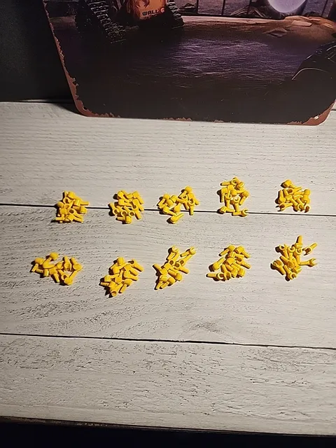 Lego Lot of 100 Yellow Colored Mini Figure Hands New Condition Package Ready