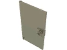 5x LEGO® Part 60616 - Door 1 x 4 x 6 with Stud Handle