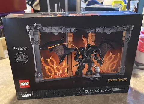 LEGO Icons The Lord of the Rings: Balrog Book Nook 10367 New
