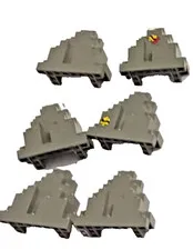 LEGO Lot of 6 Old Dark Gray Rock Panel 3x8x7 Triangular Castle Mountain LURP 608