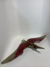 Lego Jurassic World PTERODACTYL Minifigure Dinosaur Red Grey Pteranodon