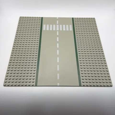 LEGO Vintage Gray 10x10 32x32 Baseplate Airport Runway Roadway