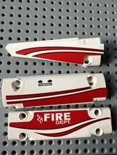LEGO White Panel Parts Lot x3 42040 15458pb002 62531pb020 64681pb020