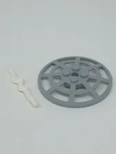 LEGO Light Gray Round Spiderwed & White Web Weapon
