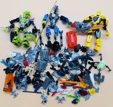 Huge Lego Bionicle Hero Factory Lot Weapons Armor Masks Body Parts  & Pieces