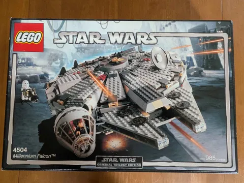 LEGO 4504 Empty Box Only Vintage Star Wars Millennium Falcon 2004