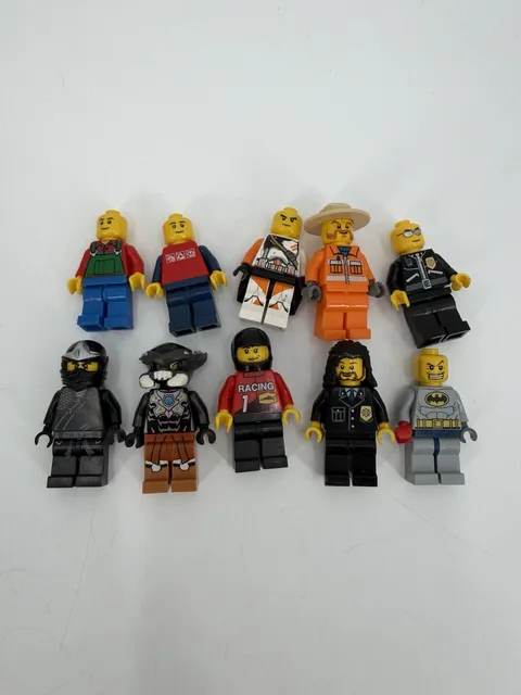 Lot Of 10 Lego Miscellaneous Minifigures Collectible Ninjago Batman