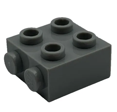 Lego 22885 Light Bluish Gray Brick Modified 1 x 2 x 1 2/3 With 4 Studs On 1 Side