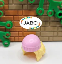 ( S12 / 5 / 17 ) LEGO 80577pb01 Mini Doll Hair Combo Hair with Hat Pink Beanie
