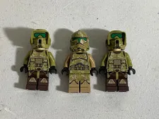 LEGO Star Wars Kashyyyk Troopers 3 Minifigures Great Condition 41st Elite Corps