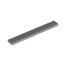 Lego Bricks Parts 10x Medium Stone Grey 1x8 Tile Studless 4211481 4162 NEW