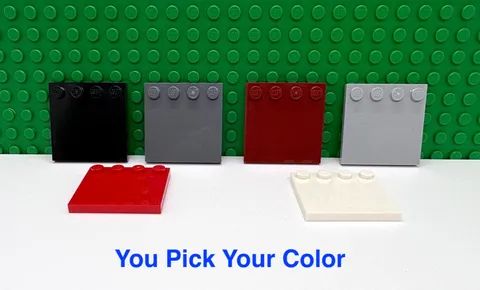 LEGO 4x4 Tile Plate with 4 Studs on Edge "You Pick Your Color and Qty" NEW