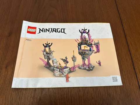 Lego Ninjago Instruction Manual Only 71771 The Crystal King Temple Legos