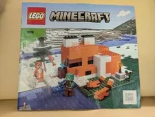LEGO Manual Instructions #21178 Mincraft The Fox Lodge Toys Zombies *NO LEGOS*