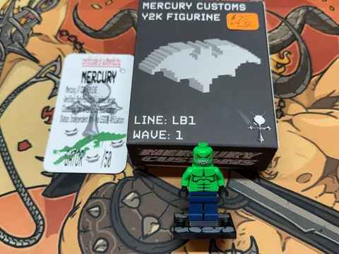 New Mercury Customs Gator ONLY 50 Made! Custom Lego Minifigure (Killer Croc)