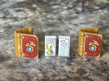 Lego Elves Gold Book w/ Dragon Cover x 2 & 1x2 Tile w/ Dragon 41179 41180