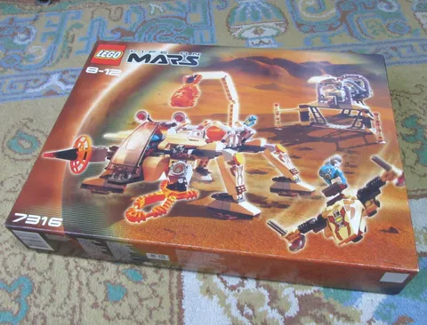 LEGO 7316 Life on Mars Series Excavation Searcher Mars Rover Toy Set