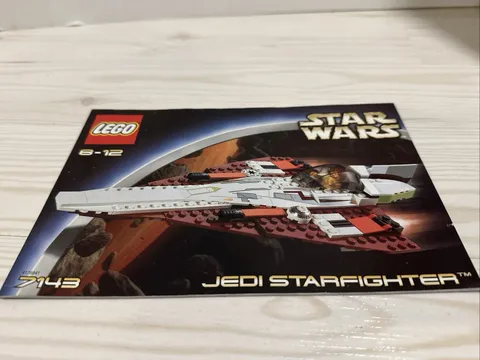 Lego Star Wars 7143 Jedi Starfighter * Instruction Manual Only
