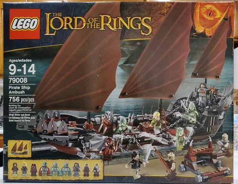 LEGO Lord of the Rings Pirate Ship Ambush 79008- Brand New In Factory Sealed Box