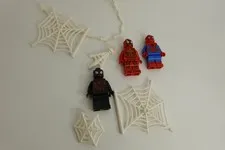 Marvel Lego Spider-Man, Carnage, & Miles Morales Minifigures w/ Accessories
