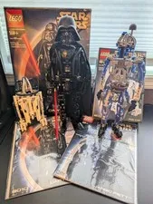 LEGO Star Wars 8010 8011 8009 Jango R2D2 Darth Vader Technic Action Figure