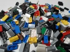 Lego 30 DEGREE 1X2x2/3 MIXED COLORS slope 290 PIECES PART # 85984