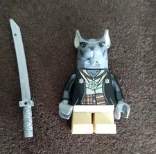 Lego Splinter Black Jacket Teenage Mutant Ninja Turtles Minifigure 