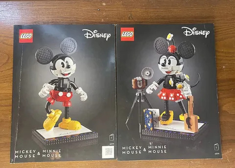 INSTRUCTION BOOK ONLY Lego 43179 Mickey/Minnie Mouse buildable character figure