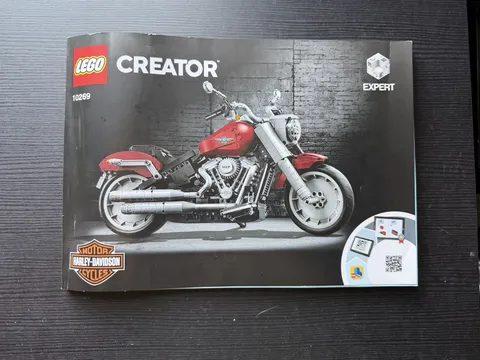 LEGO 10269 Harley Davidson Fat Boy Instruction Manual Book Only (pre-owned)