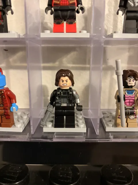 NEW Marvel Winter Soldier Bucky Barnes Custom Lego Minifigure 76051 White Wolf