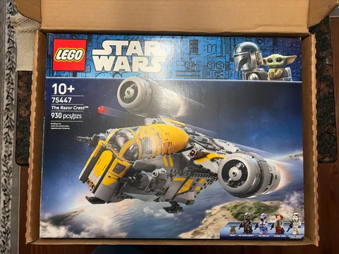 Lego The Razor Crest & Imperial Lambda-Class Shuttle & The Mandalorian Grogu New