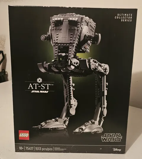 LEGO Star Wars Ultimate Collector Series AT-ST Set 75417, 1513 pcs, 18+