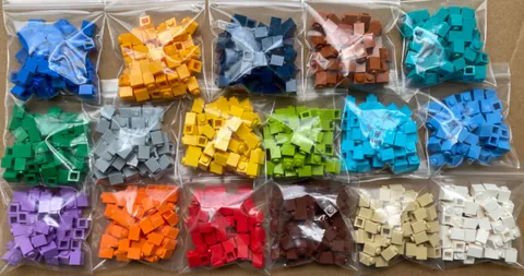 LEGO Part 3005 (Qty 50) 1x1 Brick  Available in Many Colors! NEW