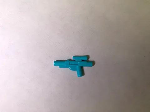 LEGO Star Wars Unreleased Color Prototype Medium Azure Minifigure Blaster 58247