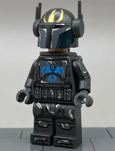 Lego Star Wars - Light Custom LC - The Ambitious Ruler V2 Pre Vizsla Minifigure