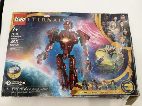 Lego Set Marvel Eternals In Arishem’s Shadow 76155 493 PCs Box Damage
